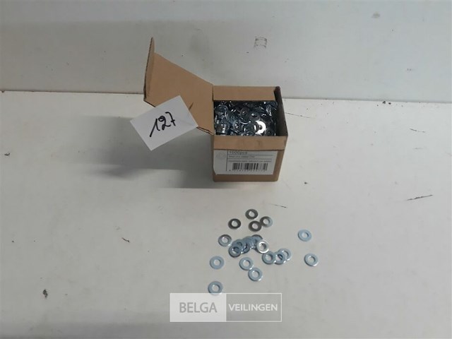 1 x rondellen verzinkt m 4 1000 stuks - afbeelding 2 van  3