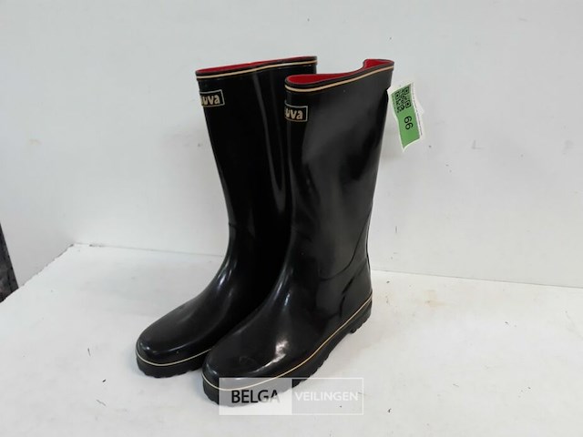 1 x rubberen laarzen 40 zwart chuva - afbeelding 1 van  3