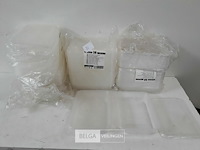 1 x saladebakje pvc 500 ml + deksel +/- 100 stuks - afbeelding 1 van  3
