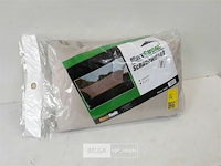 1 x schaduwdoek 5x5m beige - afbeelding 1 van  3