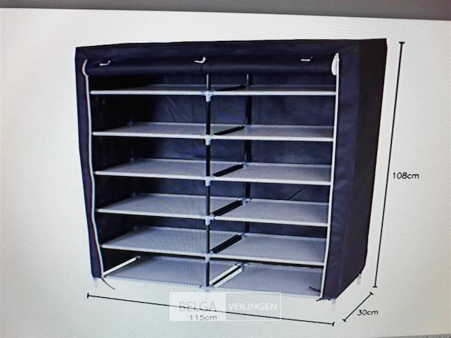 1 x schoenenkast zelfbouw - afbeelding 2 van  3