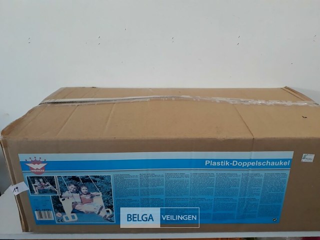 1 x schommelstoel pvc 86x38x59 cm - afbeelding 2 van  3