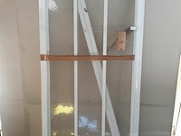 1 x schuifdeur 3 delig voor douche 80 cm showmodel - afbeelding 2 van  3