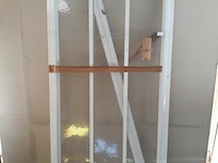 1 x schuifdeur 3 delig voor douche 80 cm showmodel - afbeelding 2 van  3
