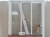 1 x schuifdeur 3 delig voor douche 80 cm showmodel - afbeelding 3 van  3