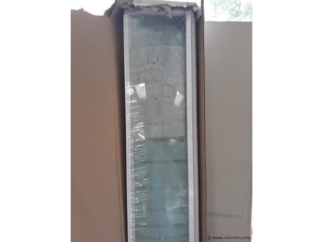 1 x schuifdeur half ronde douchebak 90x90 cm - afbeelding 1 van  2