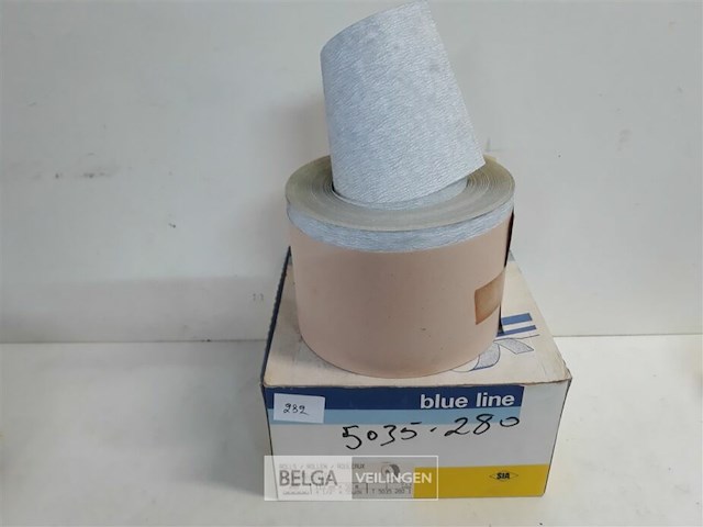1 x schuurpapier op rol k280 115mm x 50m - afbeelding 2 van  3