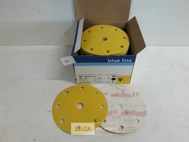 1 x schuurschijven 150mm k80 sia 100 stuks - afbeelding 2 van  3