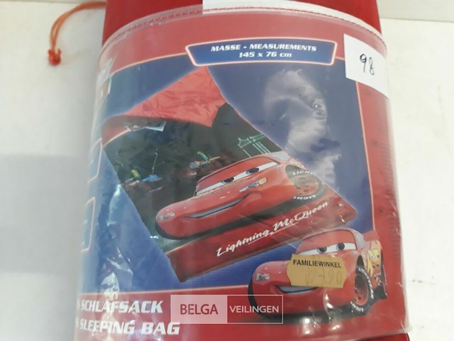 1 x slaapzak kids cars - afbeelding 3 van  3
