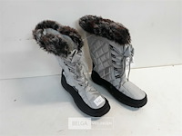 1 x sneeuw laars dames zilvergrijs 37 - afbeelding 1 van  3