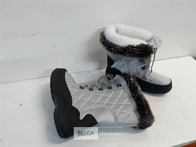 1 x sneeuw laars dames zilvergrijs 37 - afbeelding 3 van  3