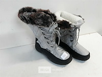 1 x sneeuw laars dames zilvergrijs 38 - afbeelding 2 van  3