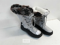 1 x sneeuw laars dames zilvergrijs 38 - afbeelding 1 van  3