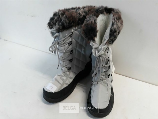1 x sneeuw laars dames zilvergrijs 39 - afbeelding 2 van  3