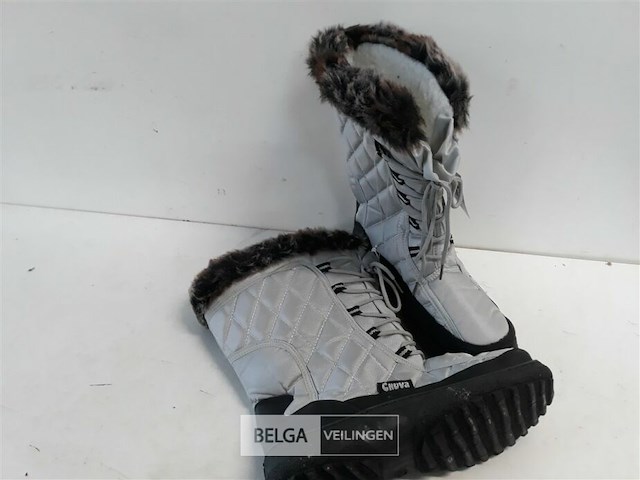 1 x sneeuw laars dames zilvergrijs 39 - afbeelding 3 van  3