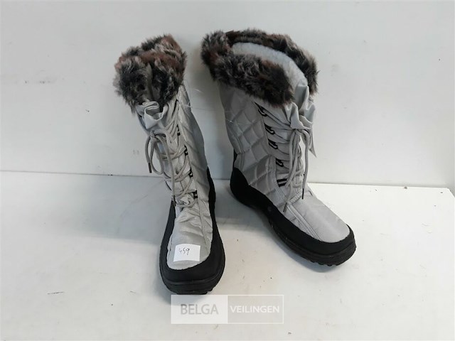 1 x sneeuw laars dames zilvergrijs 40 - afbeelding 1 van  3