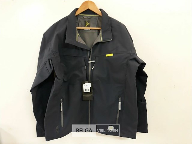 1 x soft-shell jas blauw fristads l - afbeelding 1 van  3