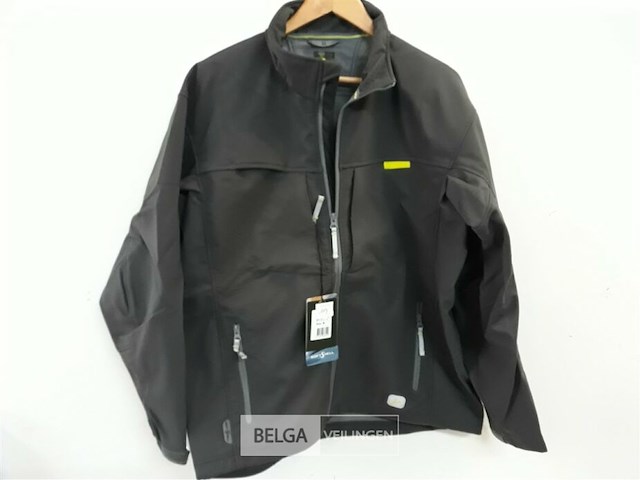 1 x soft-shell jas grijs fristads m - afbeelding 1 van  3