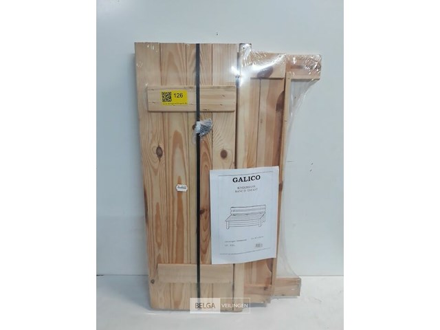 1 x speelgoedkoffer hout 50x80x40 cm - afbeelding 1 van  3