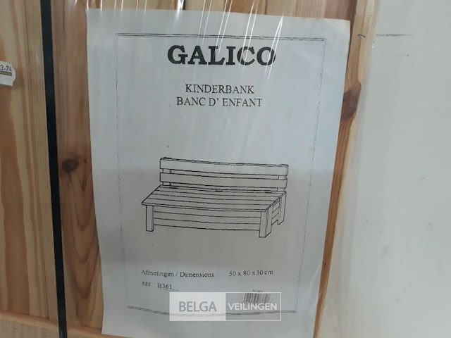 1 x speelgoedkoffer hout 50x80x40 cm - afbeelding 3 van  3