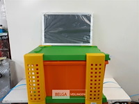 1 x speeltafel met box + schrijf-krijt bord - afbeelding 2 van  3