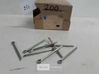 1 x splitpennen verzinkt 4x50 mm 200 stuks - afbeelding 3 van  3