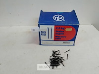 1 x stalen nagels bolle kop 2,0x30mm +/- 2 kg - afbeelding 1 van  3