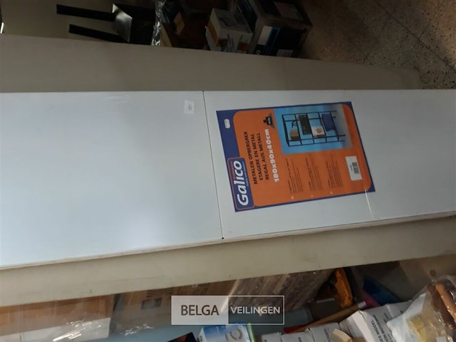 1 x stapelrek metaal 180x90x40 cm met 5 leggers - afbeelding 1 van  3