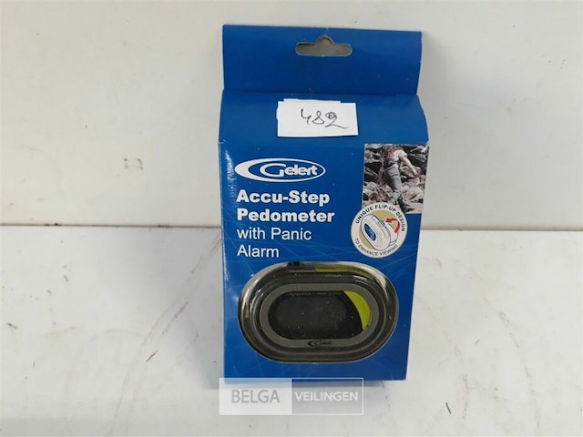 1 x stappenteller met paniekknop - afbeelding 2 van  3