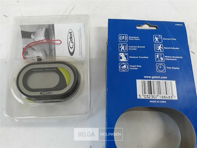 1 x stappenteller met paniekknop - afbeelding 3 van  3