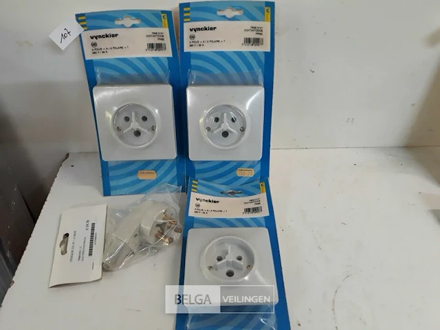1 x stekker + 3 x stopcontact 380v/32a 3p - afbeelding 2 van  3