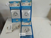 1 x stekker + 3 x stopcontact 380v/32a 3p - afbeelding 2 van  3