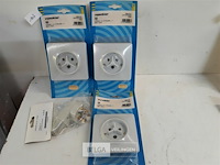 1 x stekker + 3 x stopkontact 380v/32a 3p - afbeelding 1 van  3