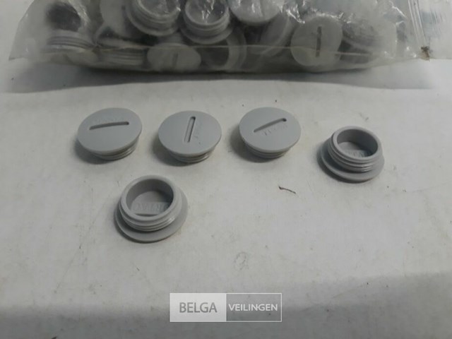 1 x stop m20 100 stuks grijs - afbeelding 3 van  3