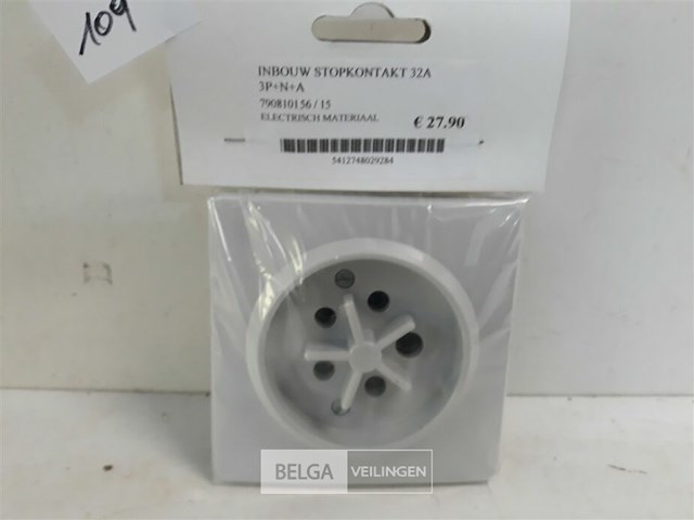 1 x stopcontact 380v/32a 5p - afbeelding 3 van  3