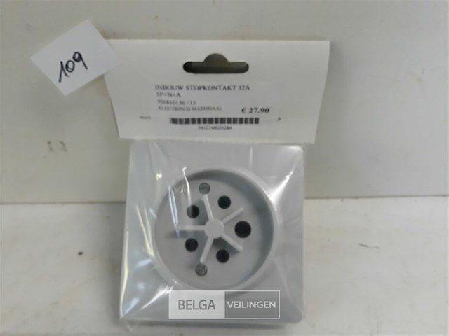 1 x stopcontact 380v/32a 5p - afbeelding 2 van  3