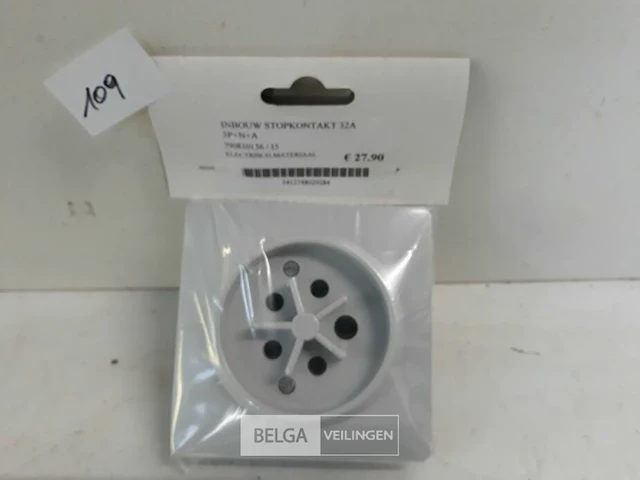 1 x stopcontact 380v/32a 5p - afbeelding 1 van  3