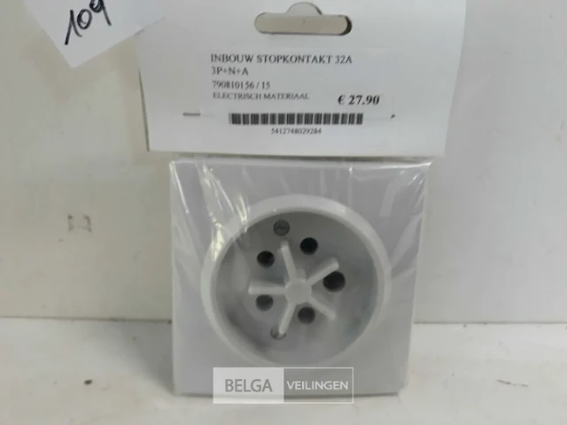 1 x stopcontact 380v/32a 5p - afbeelding 3 van  3