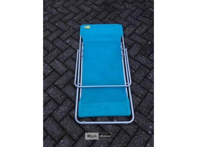 1 x strandstoel azur blauw toonzaalmodel - afbeelding 3 van  3