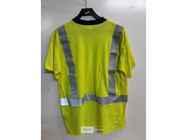 1 x t-shirt geel fluo fristads l - afbeelding 3 van  3