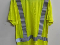 1 x t-shirt geel fluo fristads xxl - afbeelding 3 van  3