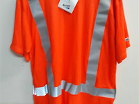 1 x t-shirt oranje fluo fristads xxl - afbeelding 1 van  3