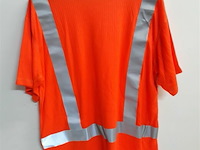 1 x t-shirt oranje fluo fristads xxl - afbeelding 3 van  3