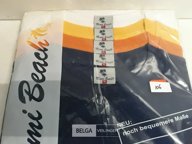 1 x t-shirt xl 5 pack mix kleuren - afbeelding 3 van  3