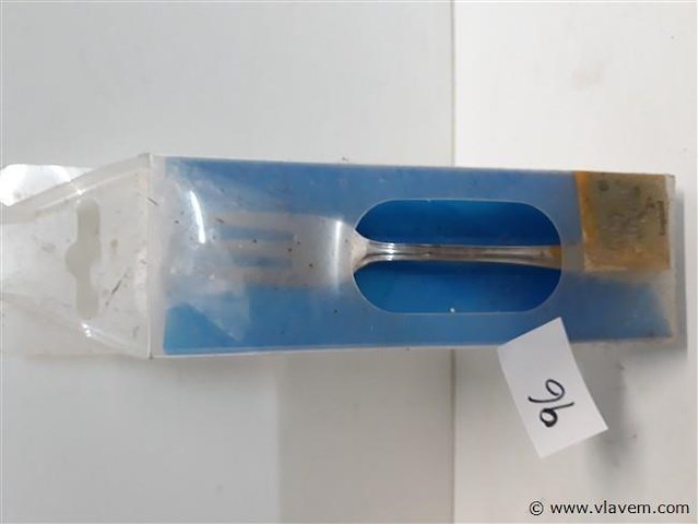 1 x taartvork 13 cm 18/10 6 stuks - afbeelding 1 van  2