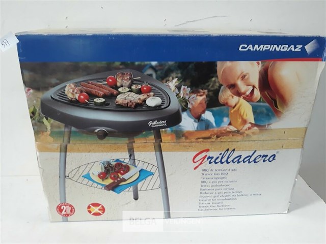 1 x terras grill op pootjes - afbeelding 1 van  3