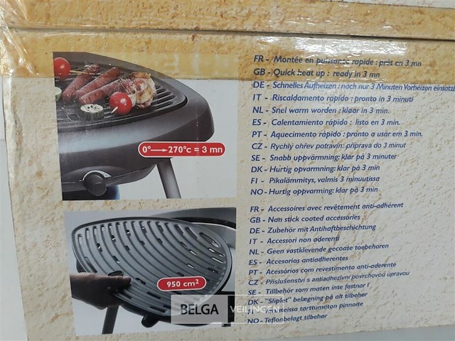 1 x terras grill op pootjes - afbeelding 3 van  3