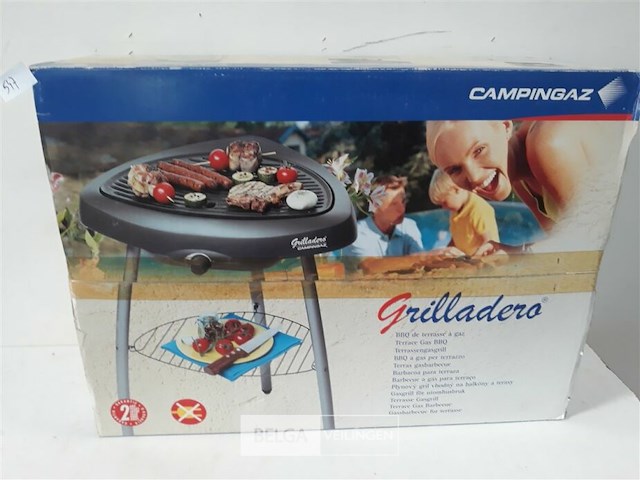 1 x terras grill op pootjes - afbeelding 2 van  3