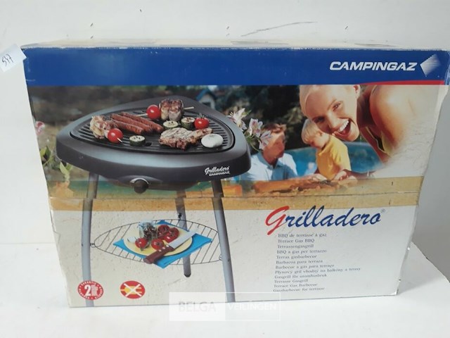 1 x terras grill op pootjes - afbeelding 2 van  3