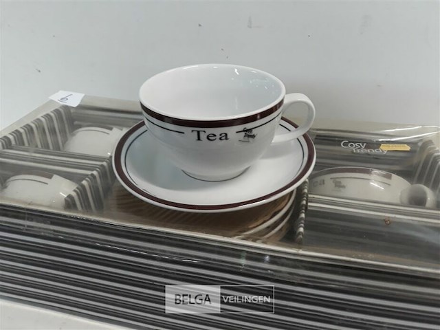 1 x thee tas in set 8 delig - afbeelding 3 van  3